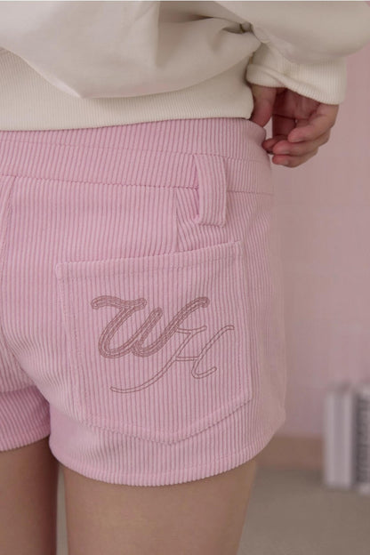 Retro Sweet Corduroy Shorts