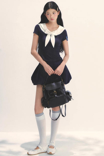 Sunset Pleated Skirt