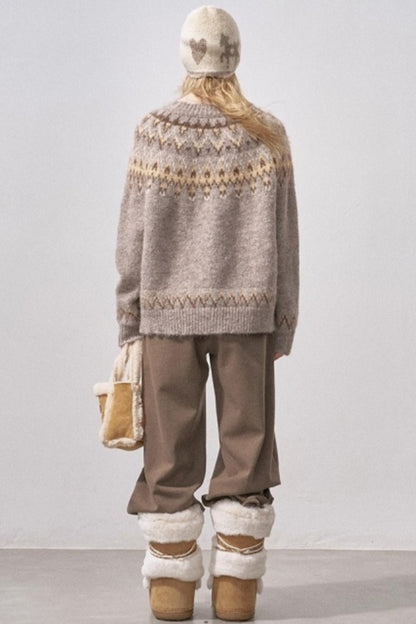 Fair Isle Knit Sweater