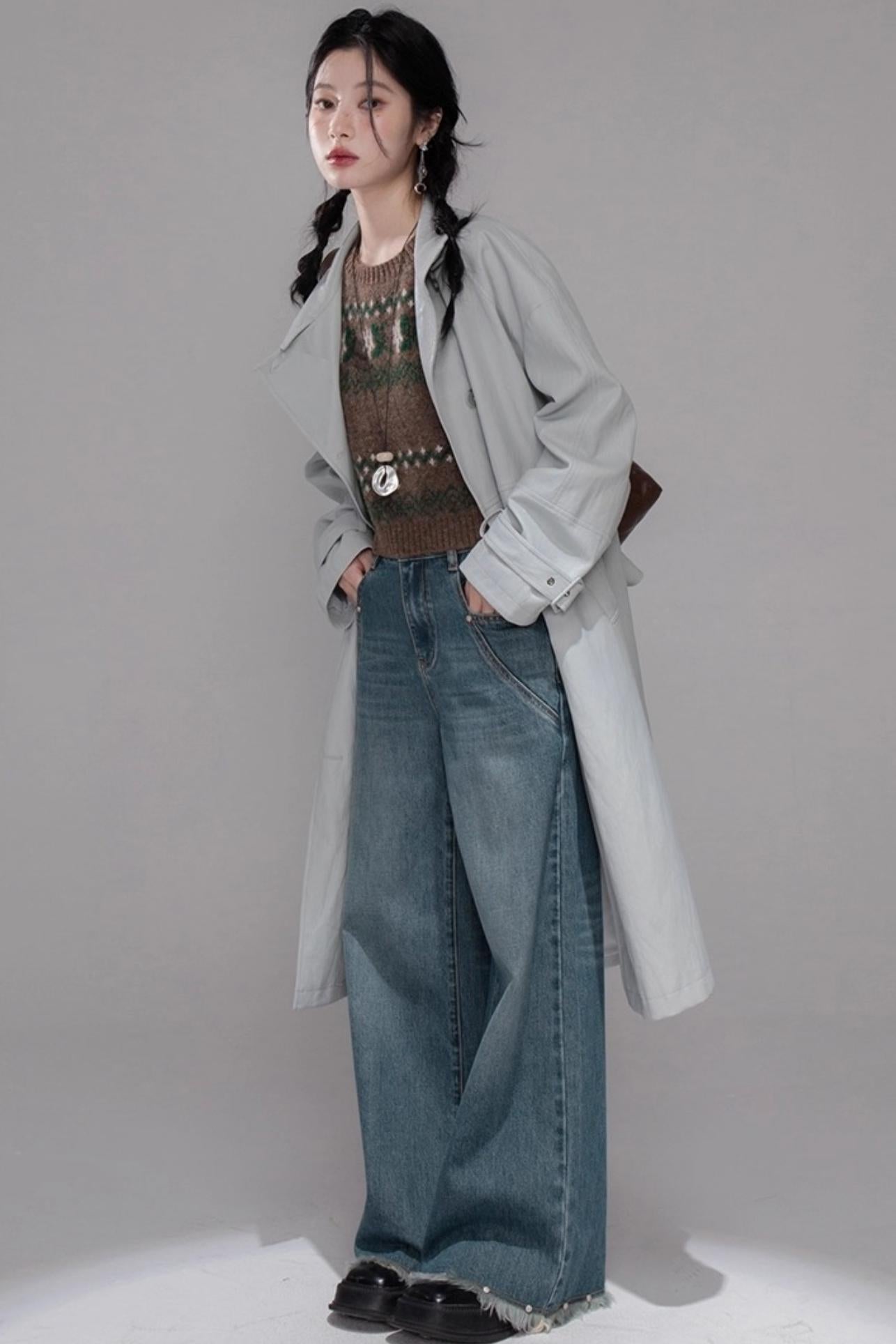 Contrasting Diamond Plaid Vest