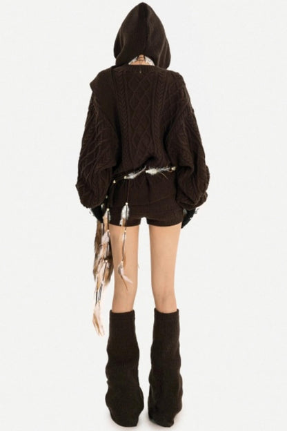 Milky Retro Sweater Set-Up