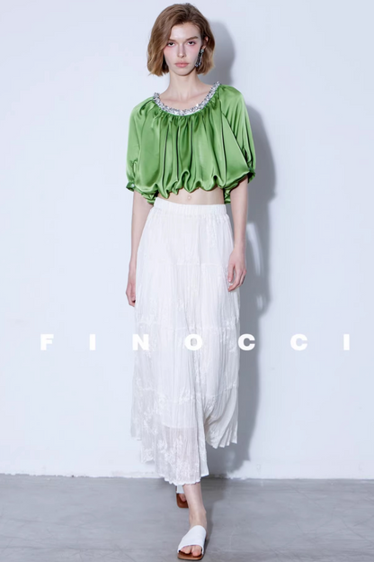 Romantic Lace A-Line Skirt