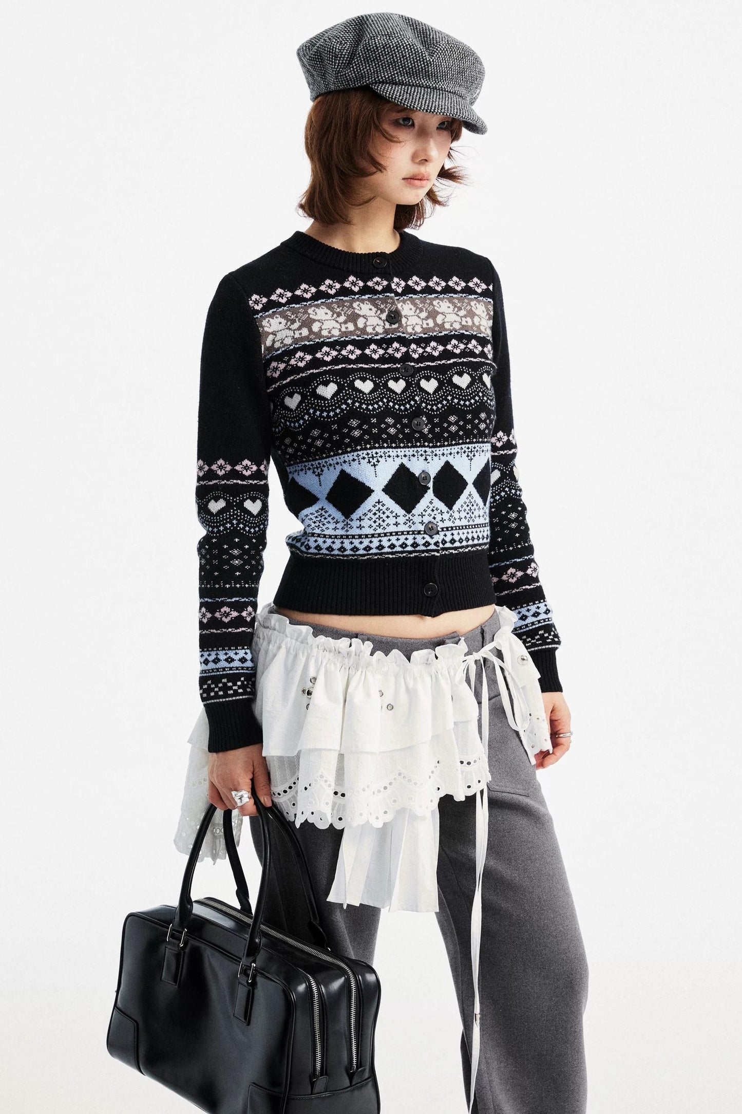 Lace Asymmetric Belt Accessory