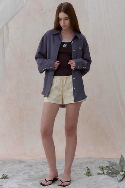 Evening Linen Blend Shirt