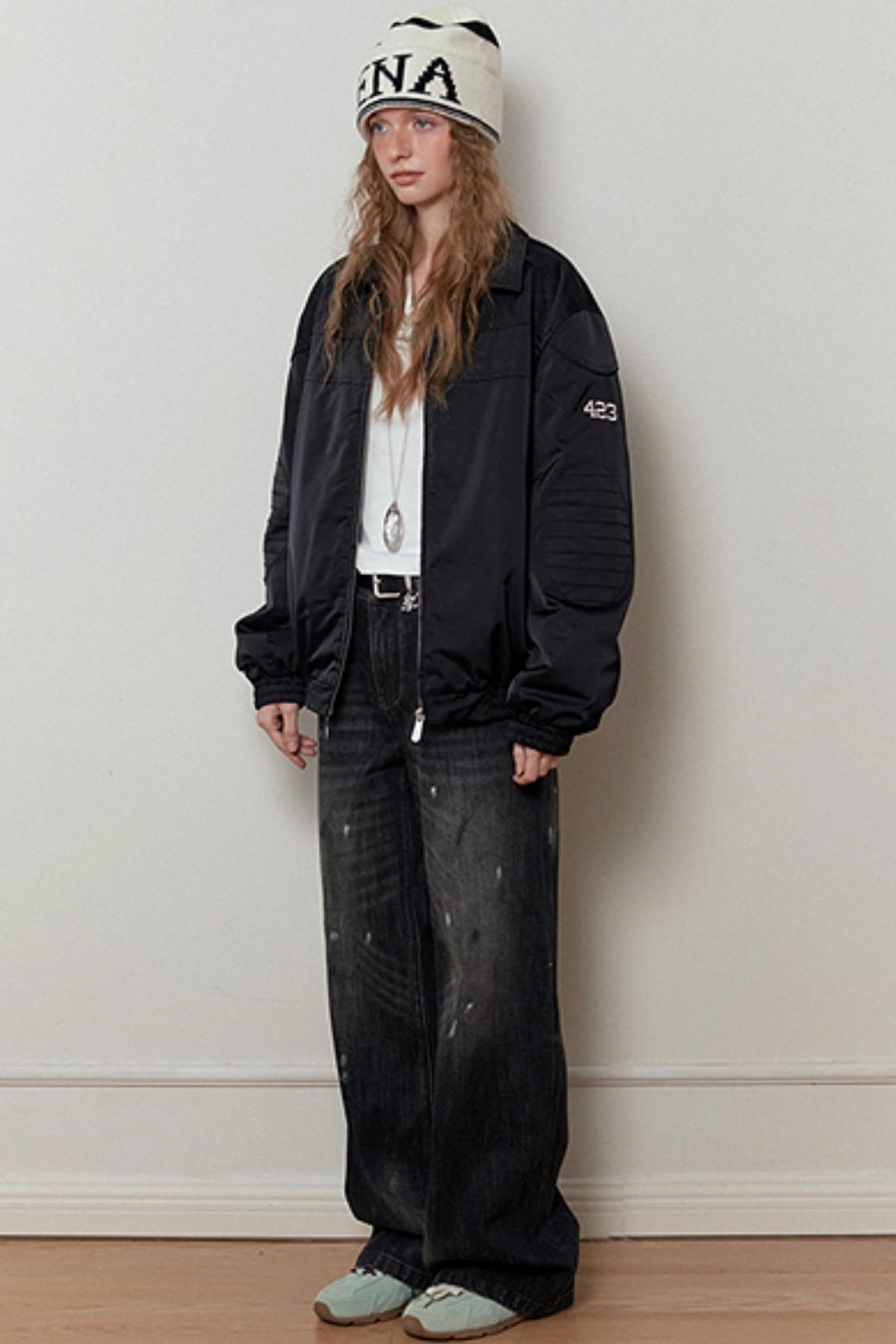 Uena Black Cotton Jacket