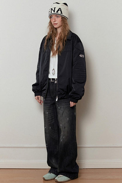 Uena Black Cotton Jacket