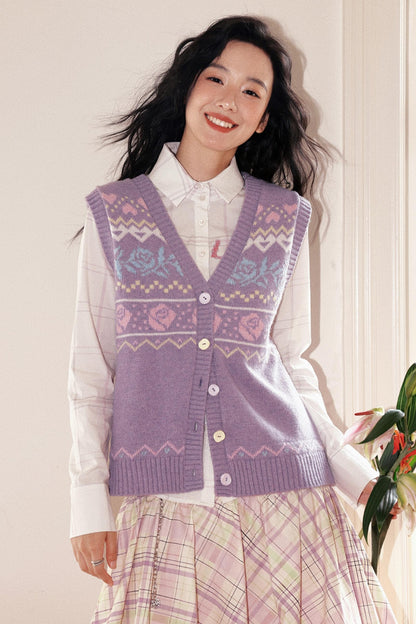 Autumn Style Knitted Vest