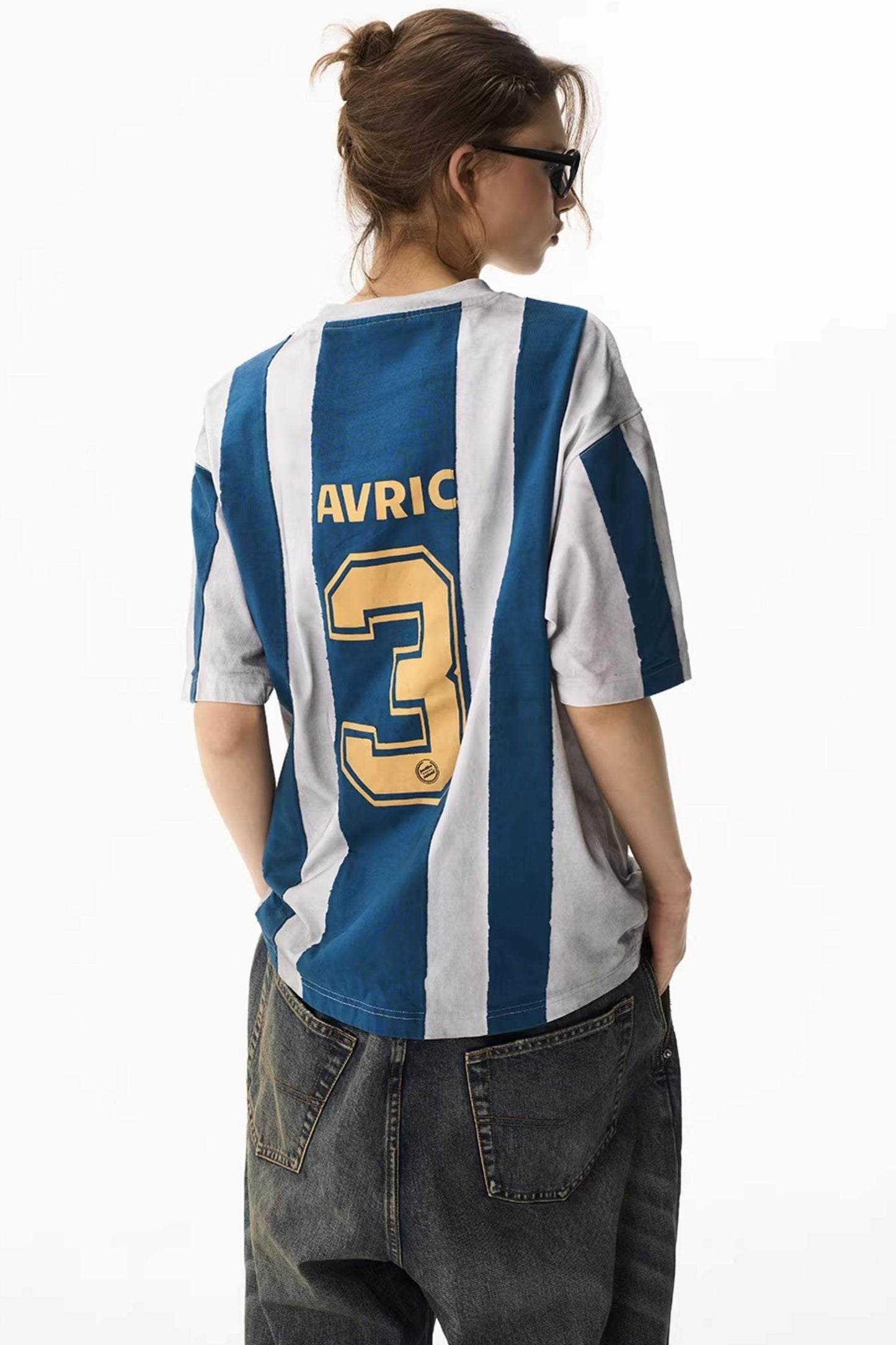 Striped Vintage Jersey Top