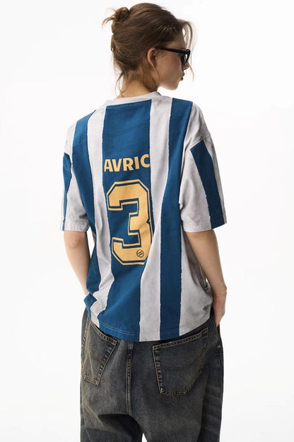 Striped Vintage Jersey Top