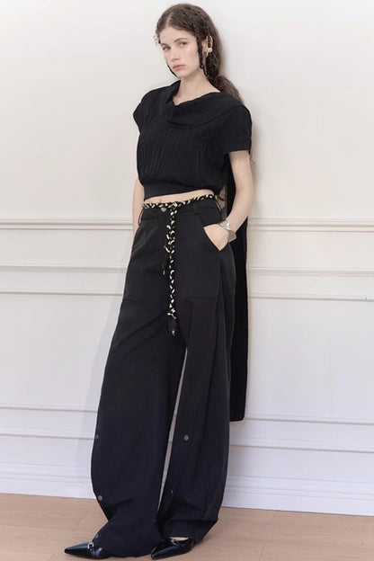 Elegant Wide-Leg Pants