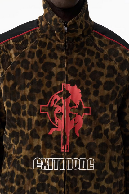 Retro Leopard Print Jacket