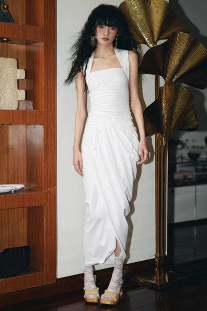 Western Style Draped Dress