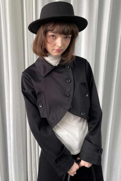 Black Versatile Short Jacket