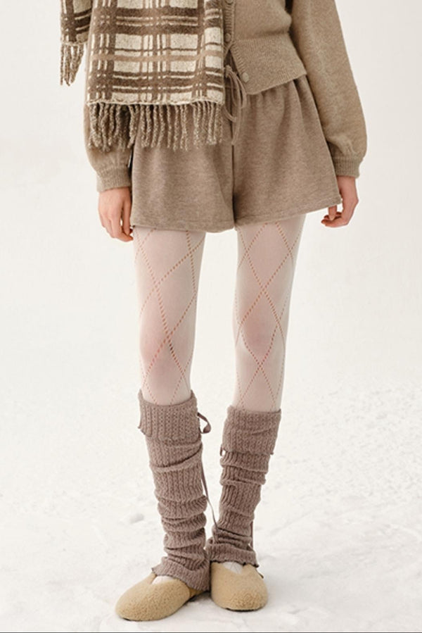 Corduroy Elastic Knit Pants