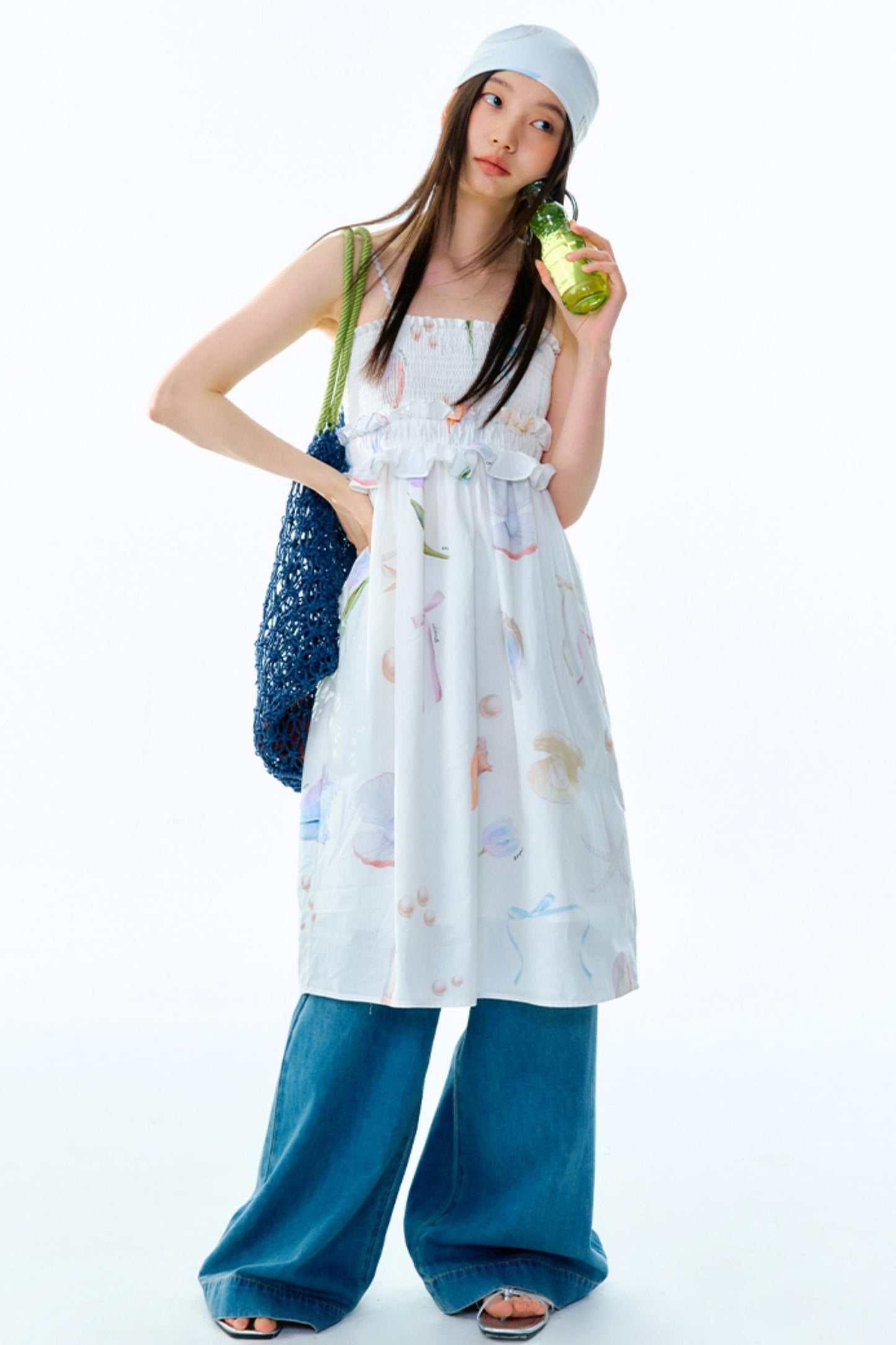 Chic Sea Bustier Skirt