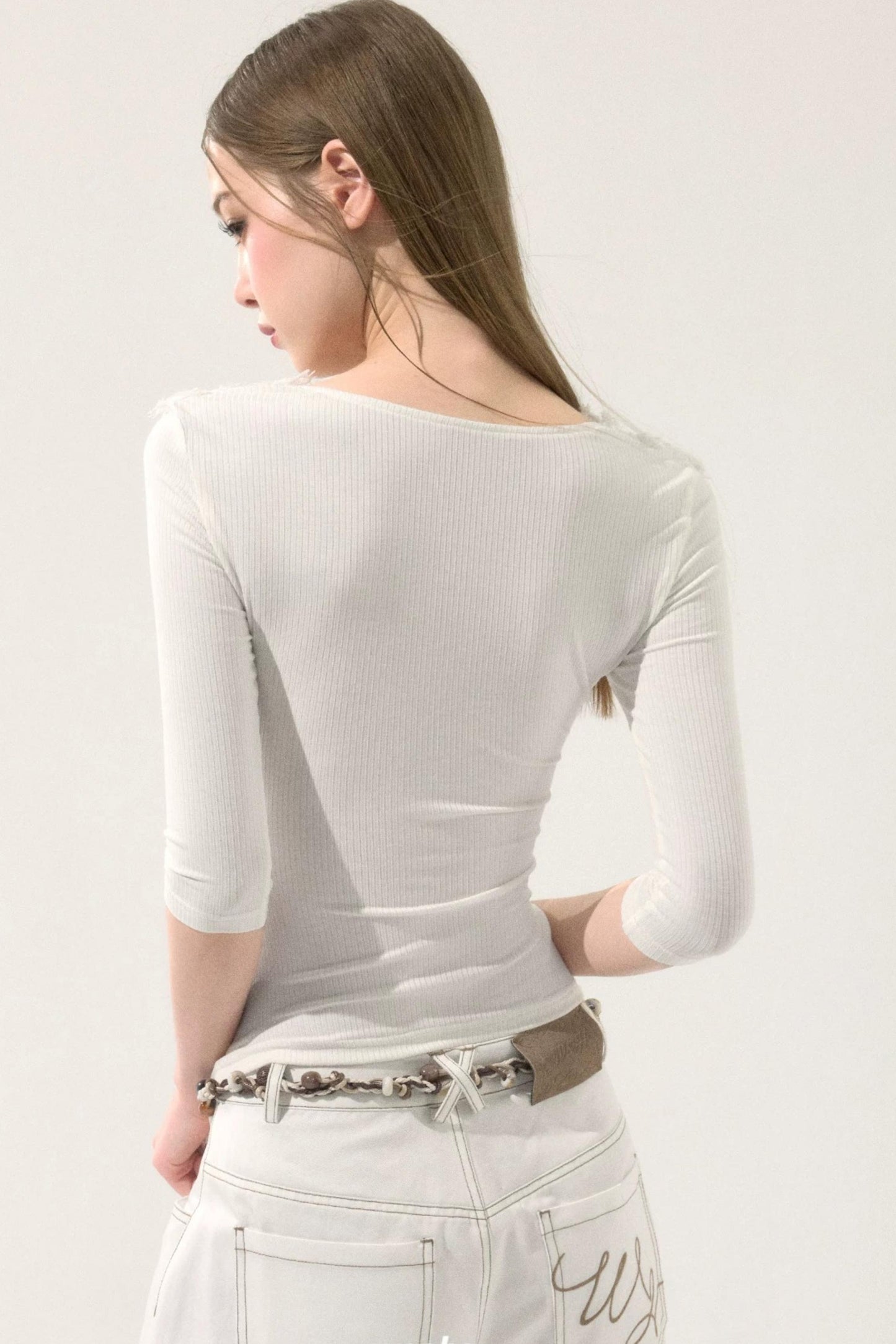 Lace Floral V-Neck Top