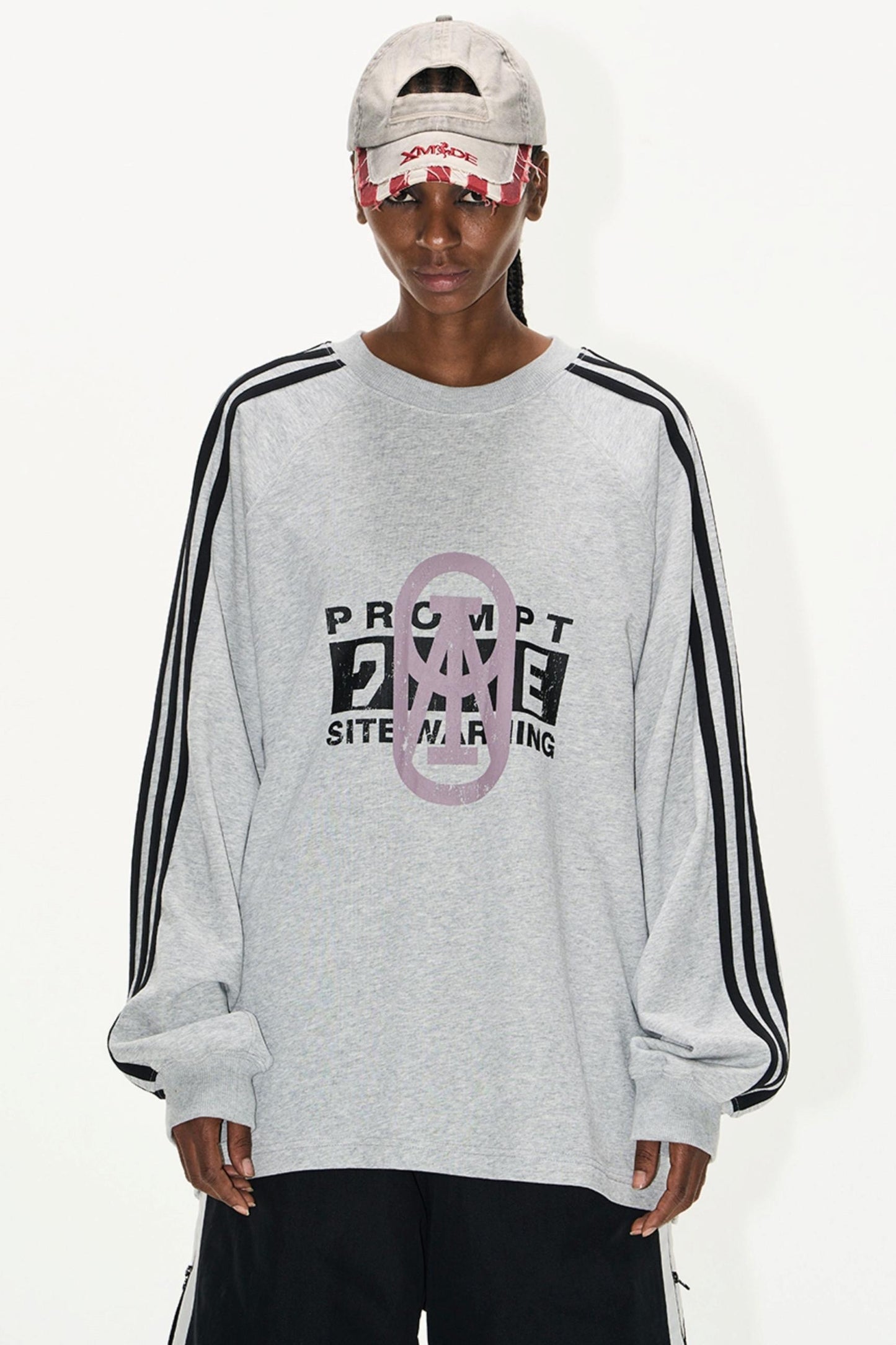 Flower Gray Clash Sweatshirt