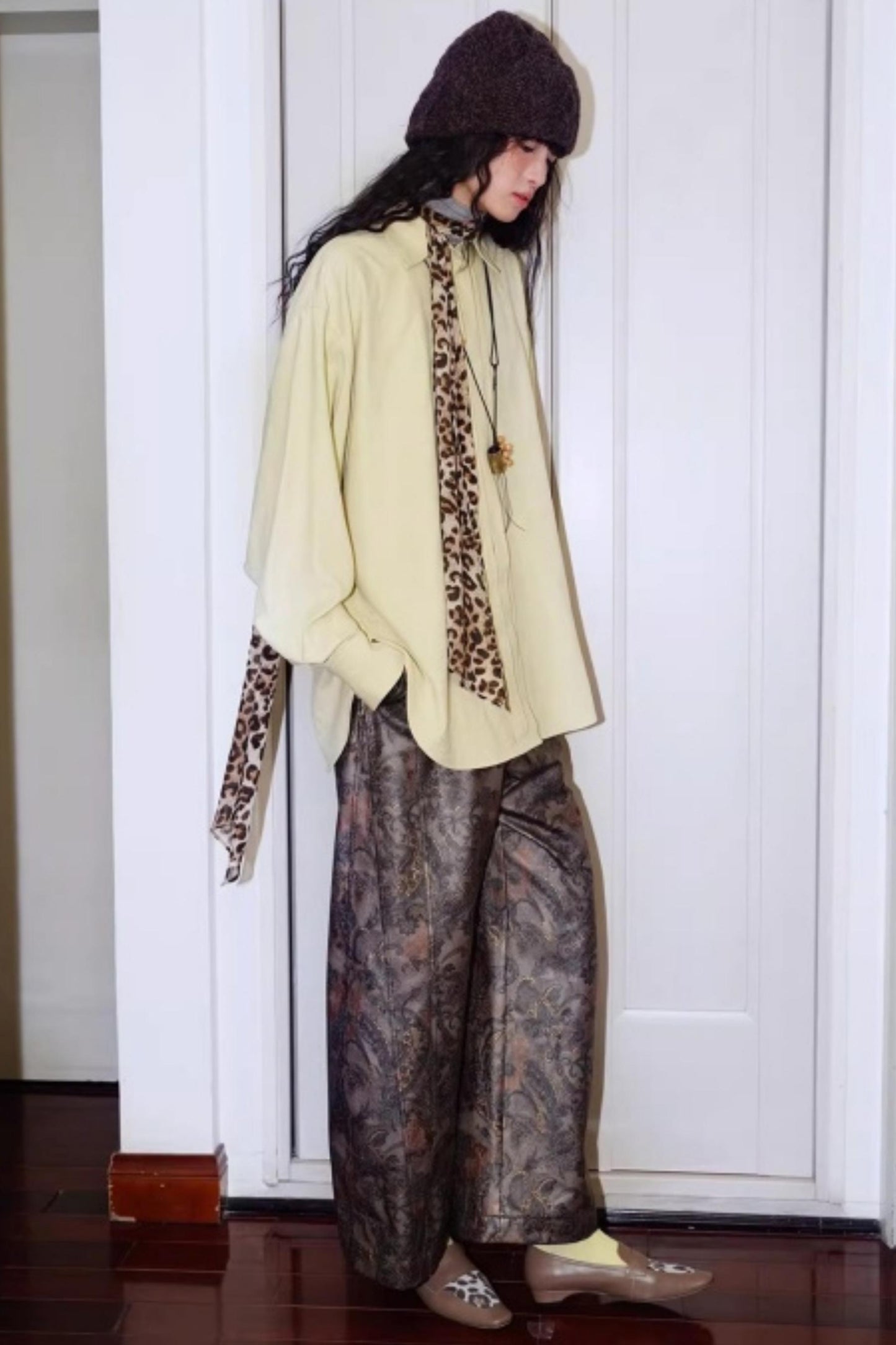 Vintage Brushed Loose Casual Top Shirt