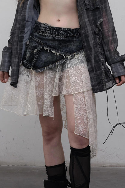 Lace Bustier Skirt