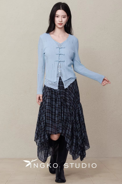 Ingko Cloud Blue Cardigan