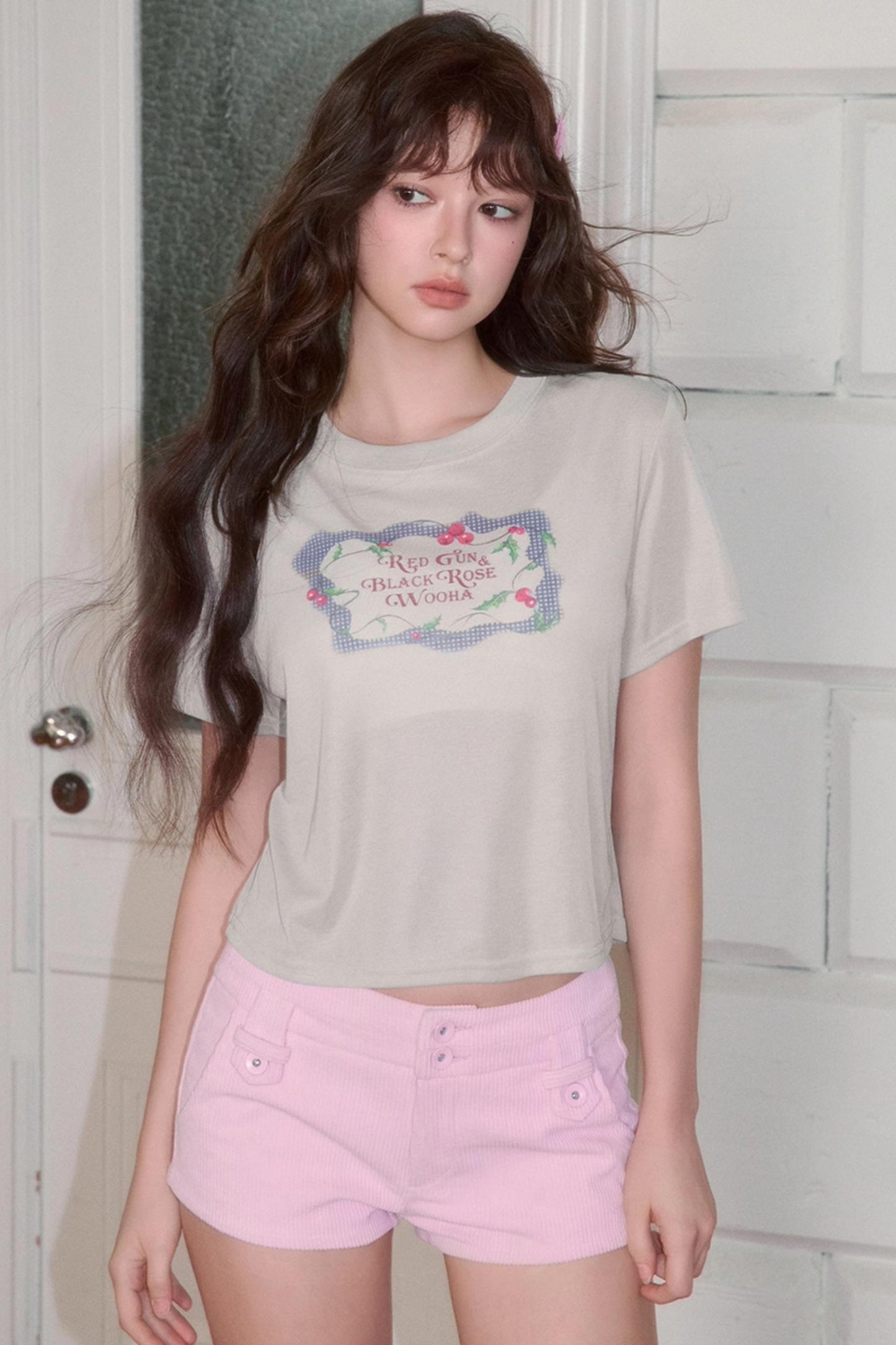 Retro Straight Short Sleeve T-Shirt