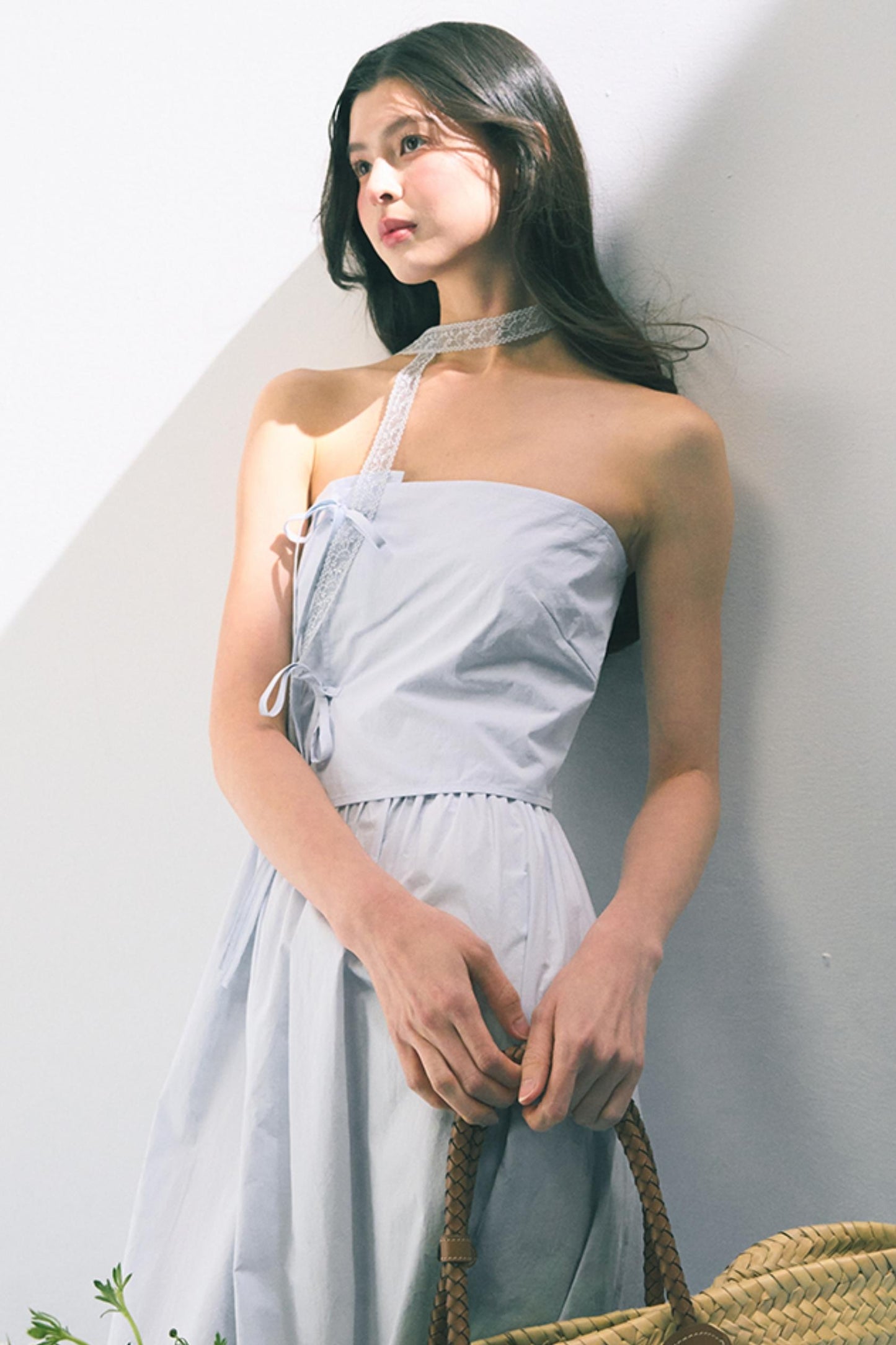 Summer Bow-Tie Sheath Dress