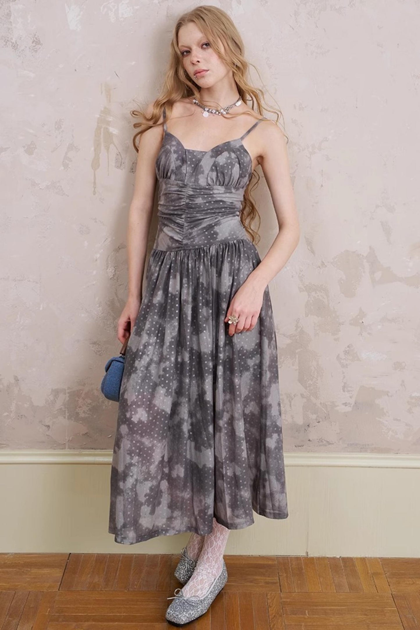 Polka Dot Maxi Dress