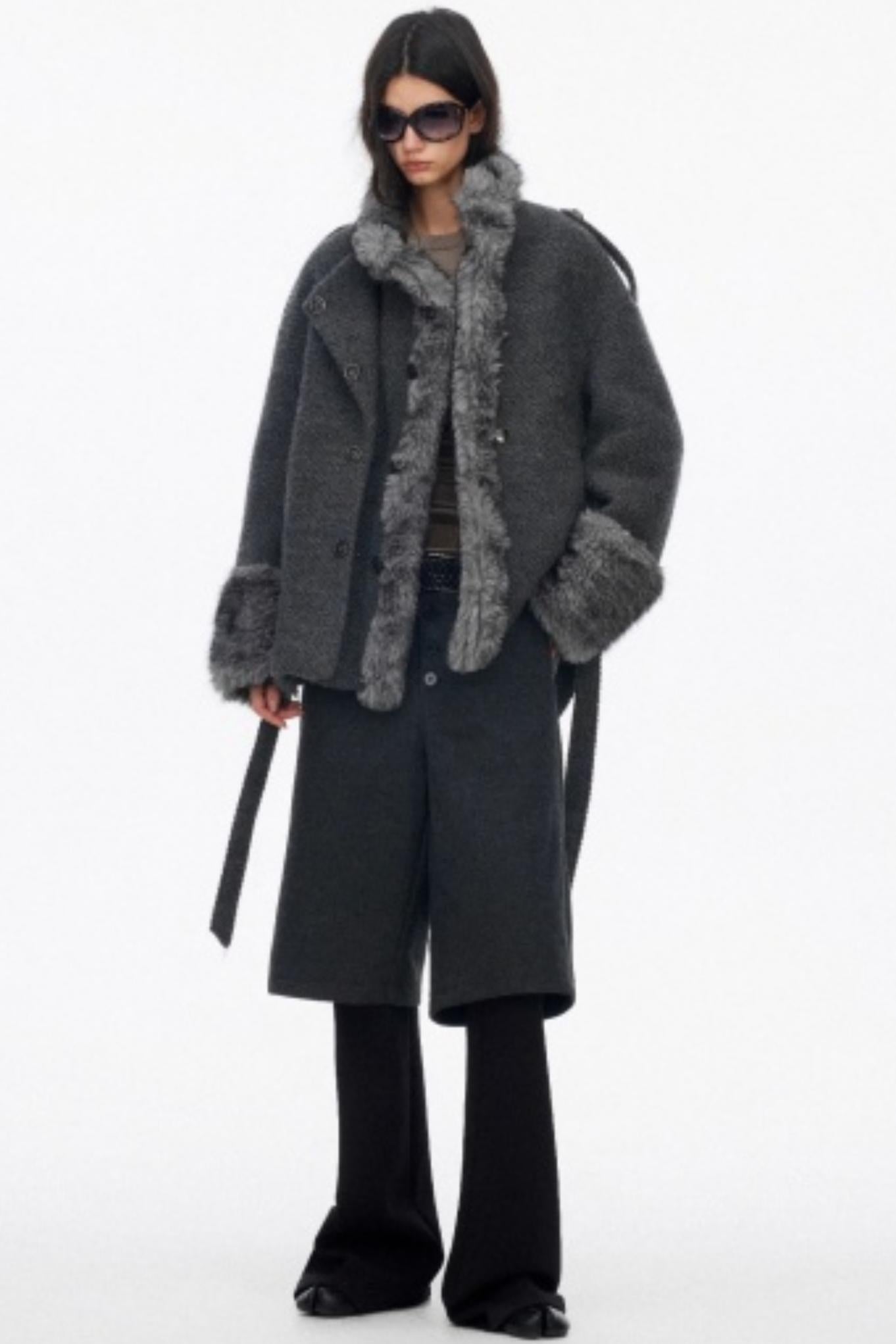 High-End Layered Bootcut Pants