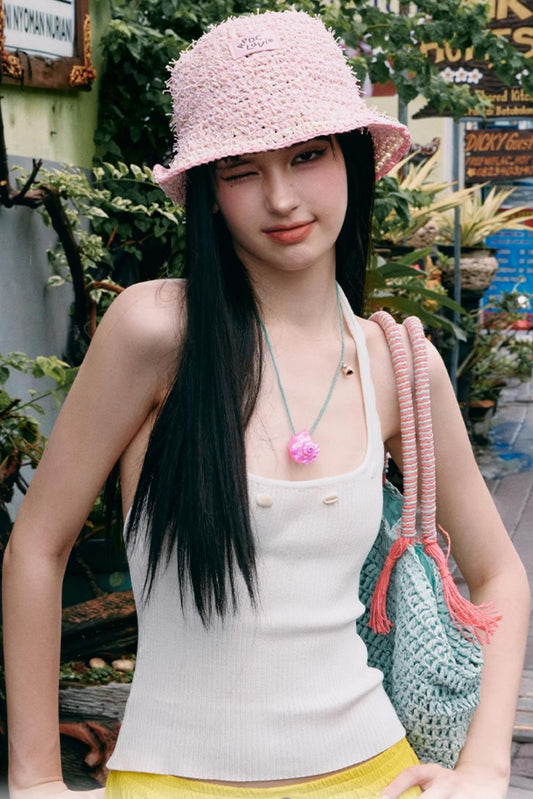 Summer Shell Halter Top