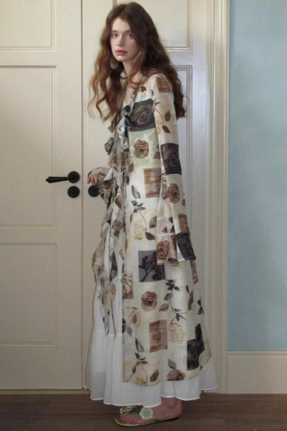 Summer Lace Long Cardigan