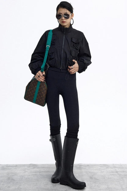 Pig Nose Multi-Pocket Flight Jacket