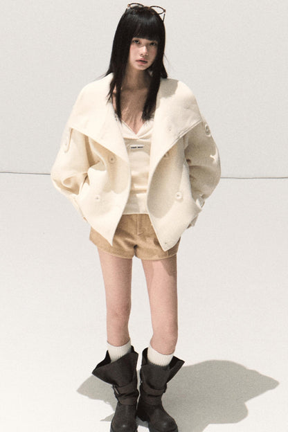 Night Pine Wool Shorts