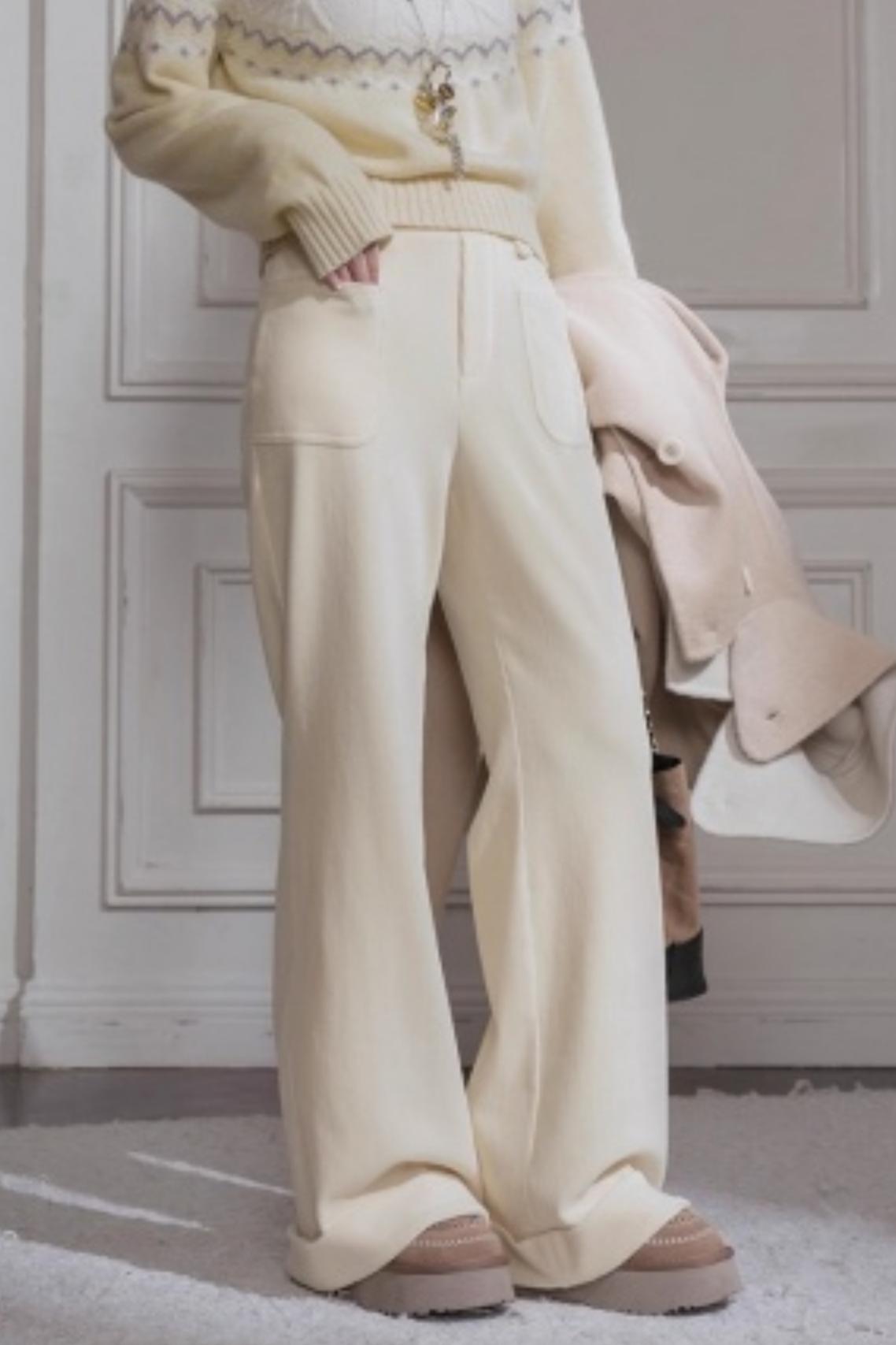 Snow Melt Corduroy Flared Pants