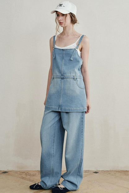Sea Salt Retro Denim Dress