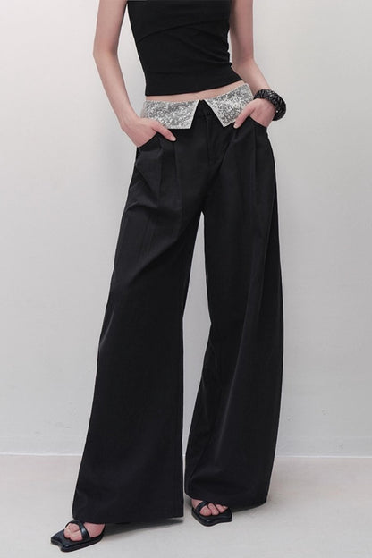 Dream Lace Wide-Leg Pants