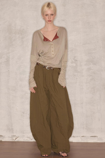Lazy Retro Loose Casual Pants