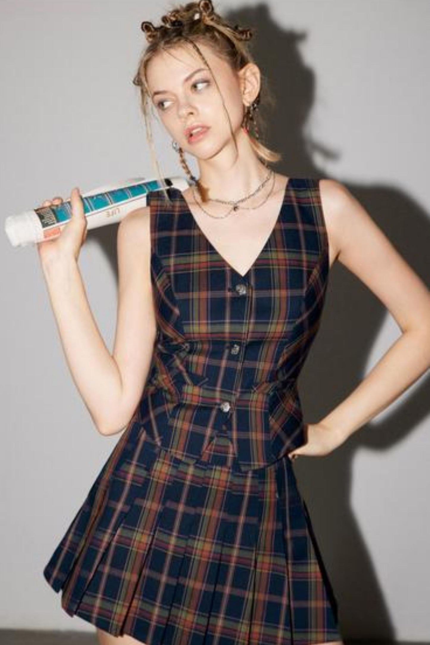 Slim Fit V-Neck Vest