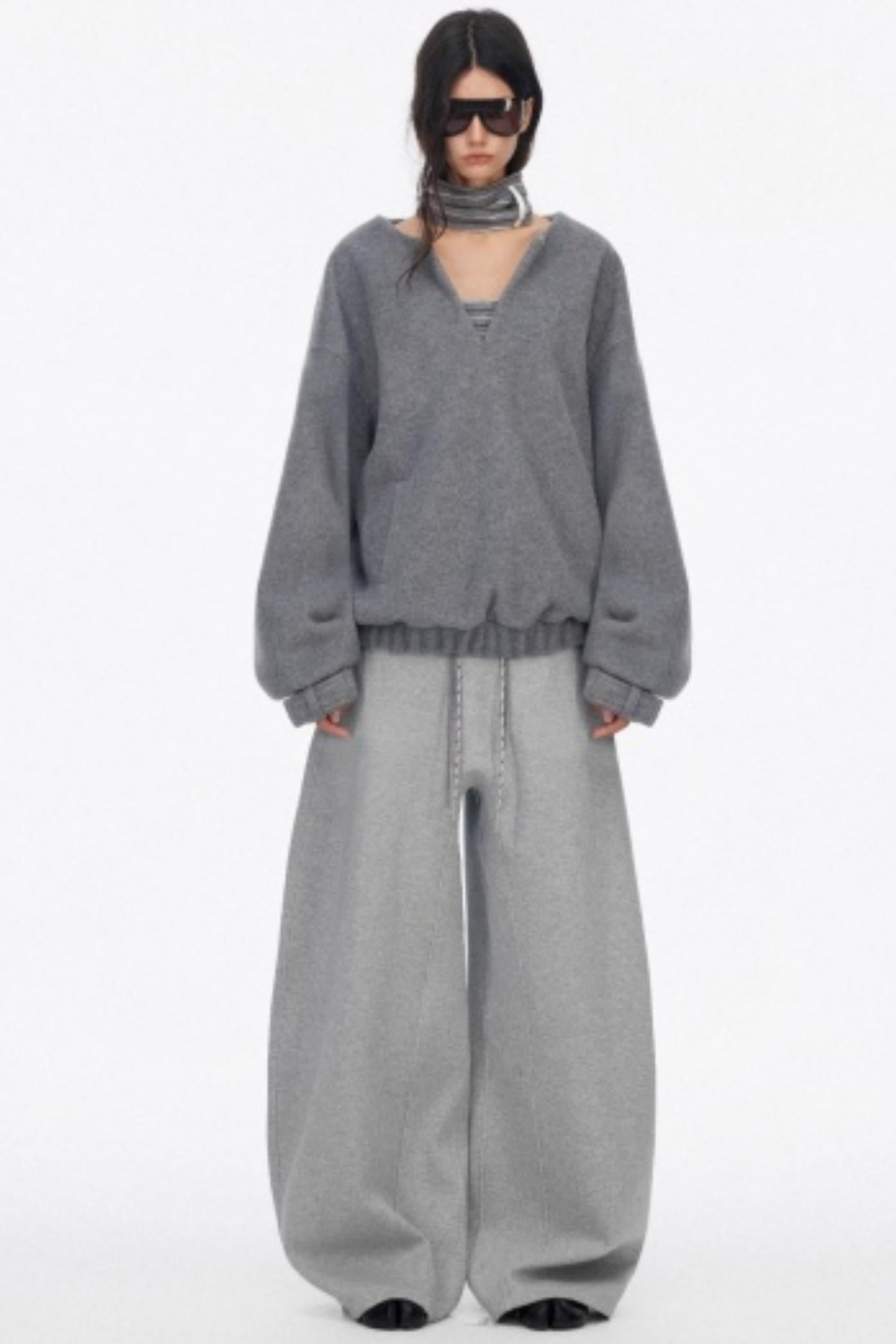 Casual Fleece Loose Sweatpants