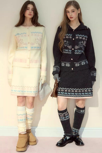 Knit Elegance Jacket Set-Up