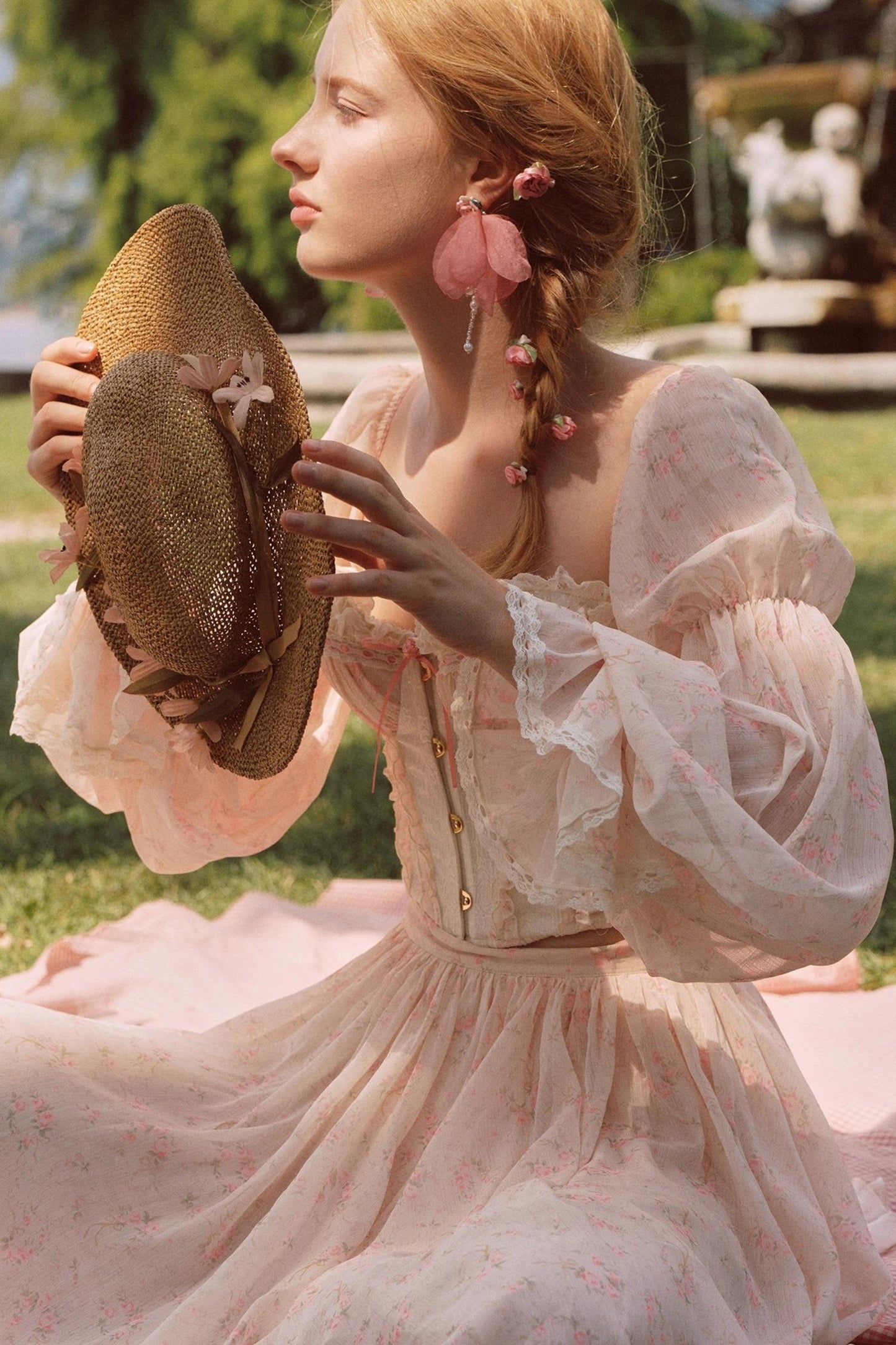 Autumn Jacquard Skirt