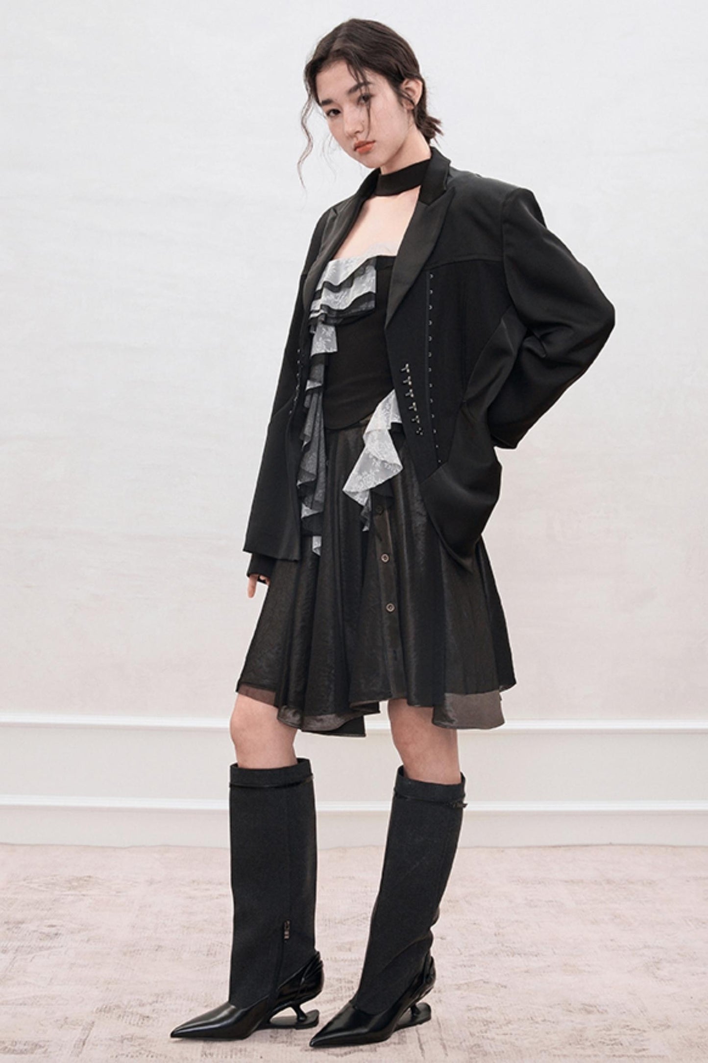 Classic Lace Halter Top