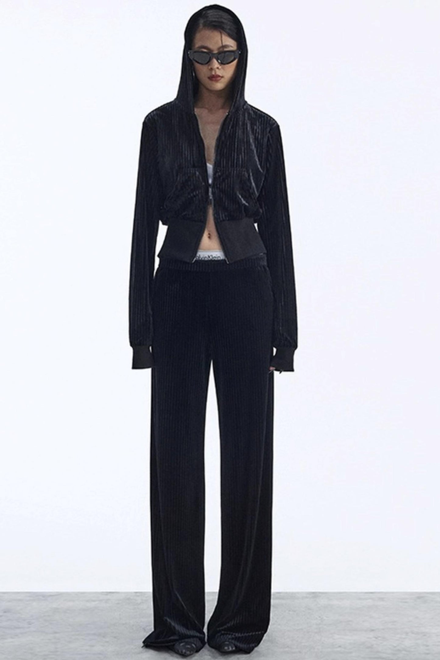 Winter Velour Hooded Top Set-Up