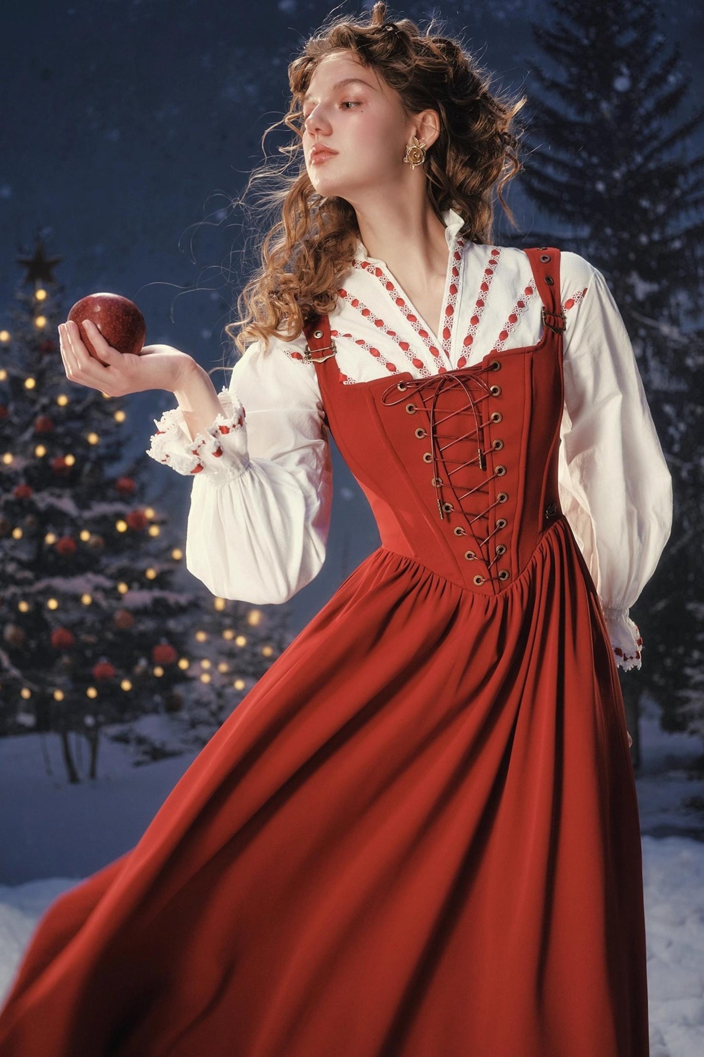 Retro Suspender Dress Set-Up