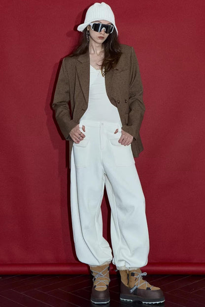 Brown Red Polka Dot Jacket