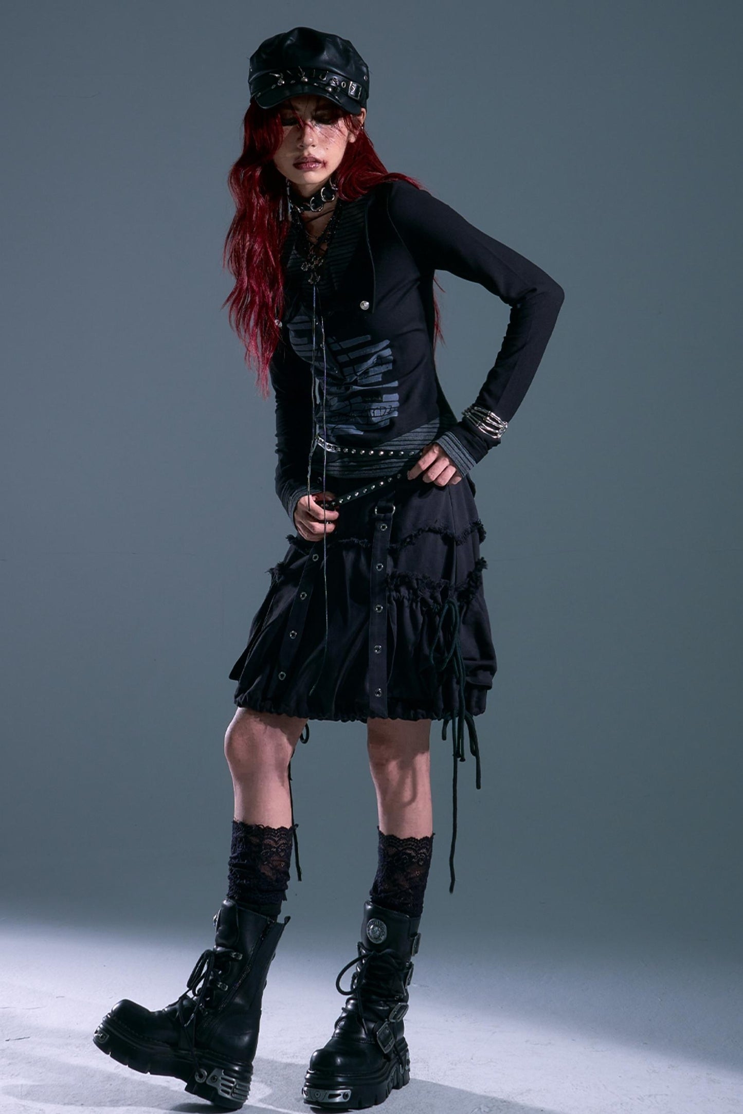 Stripe Long Sleeve Knit Top