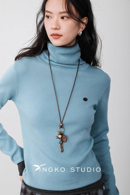 Haze Blue Two-Piece Sweater