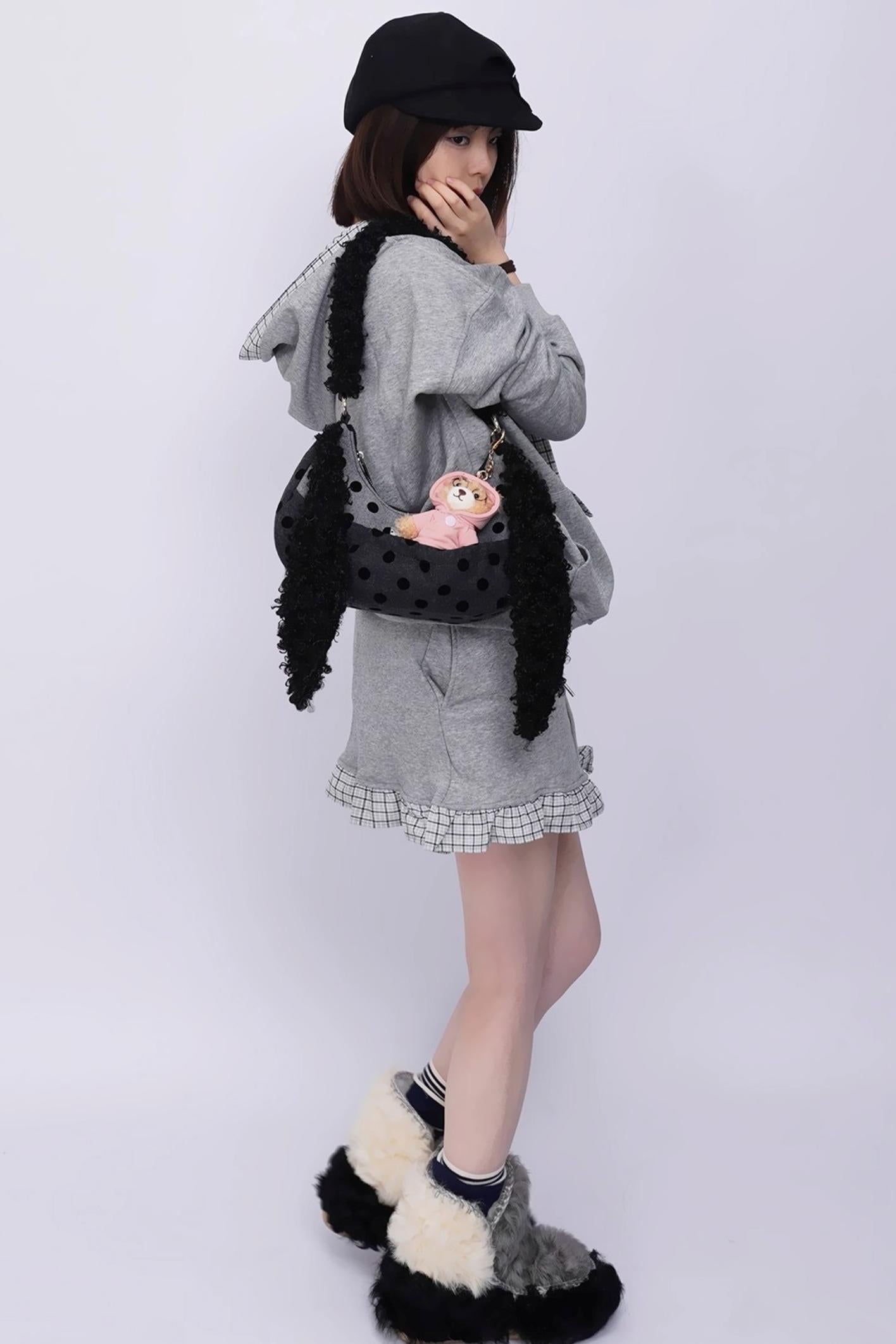 Rabbit Plush Crossbody Bag