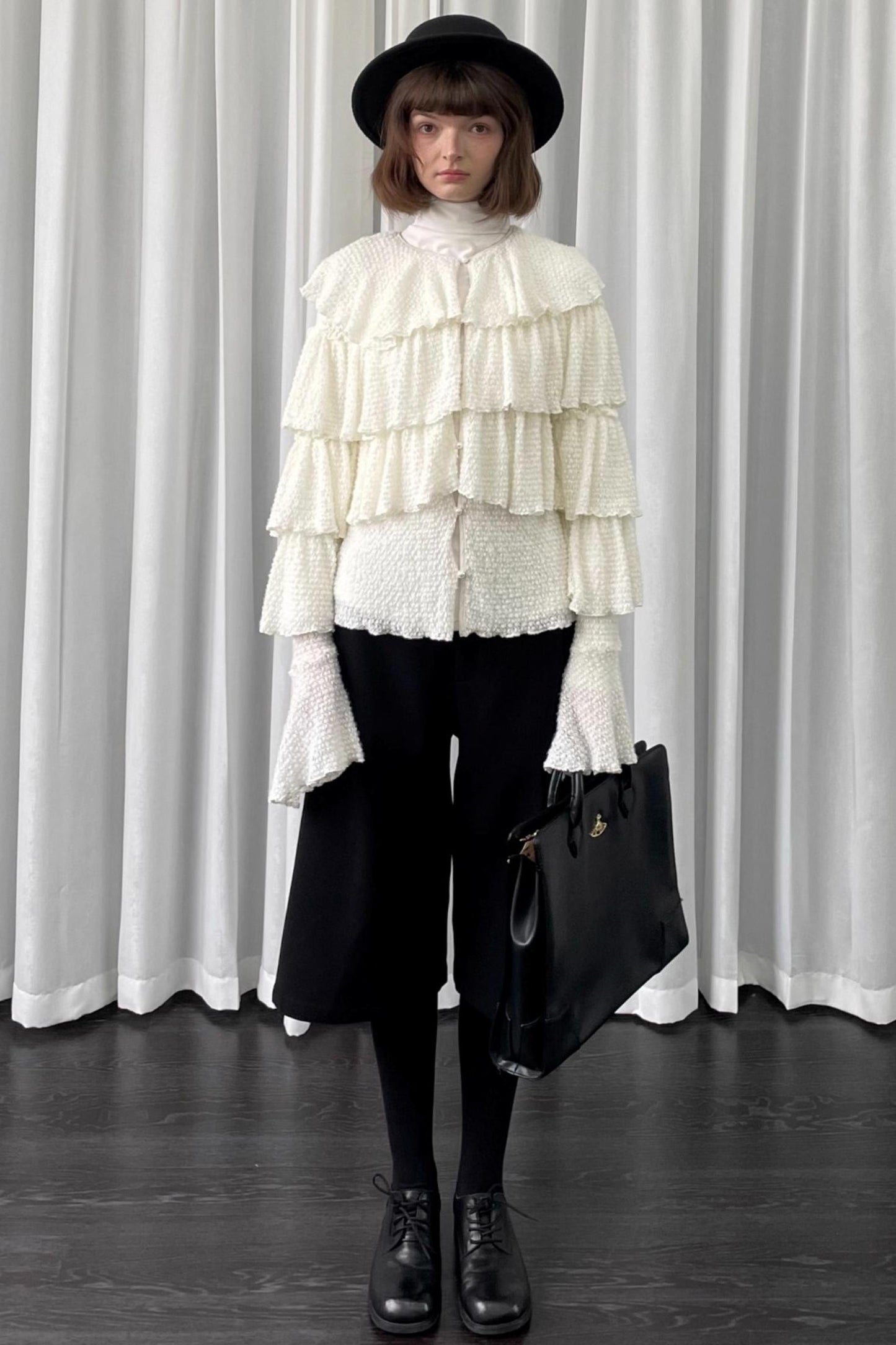 Autumn White Knit Cardigan