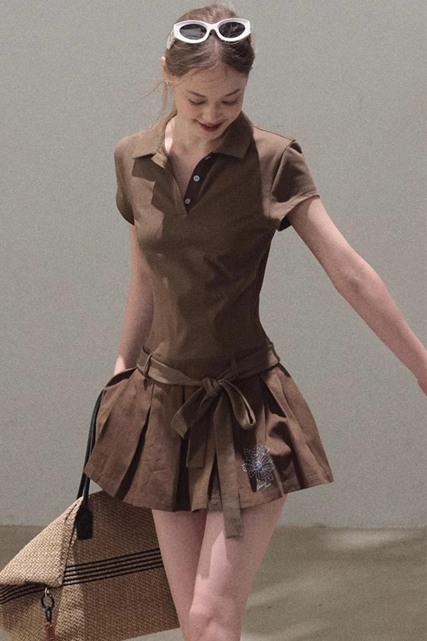 Cool Cotton Polo Dress