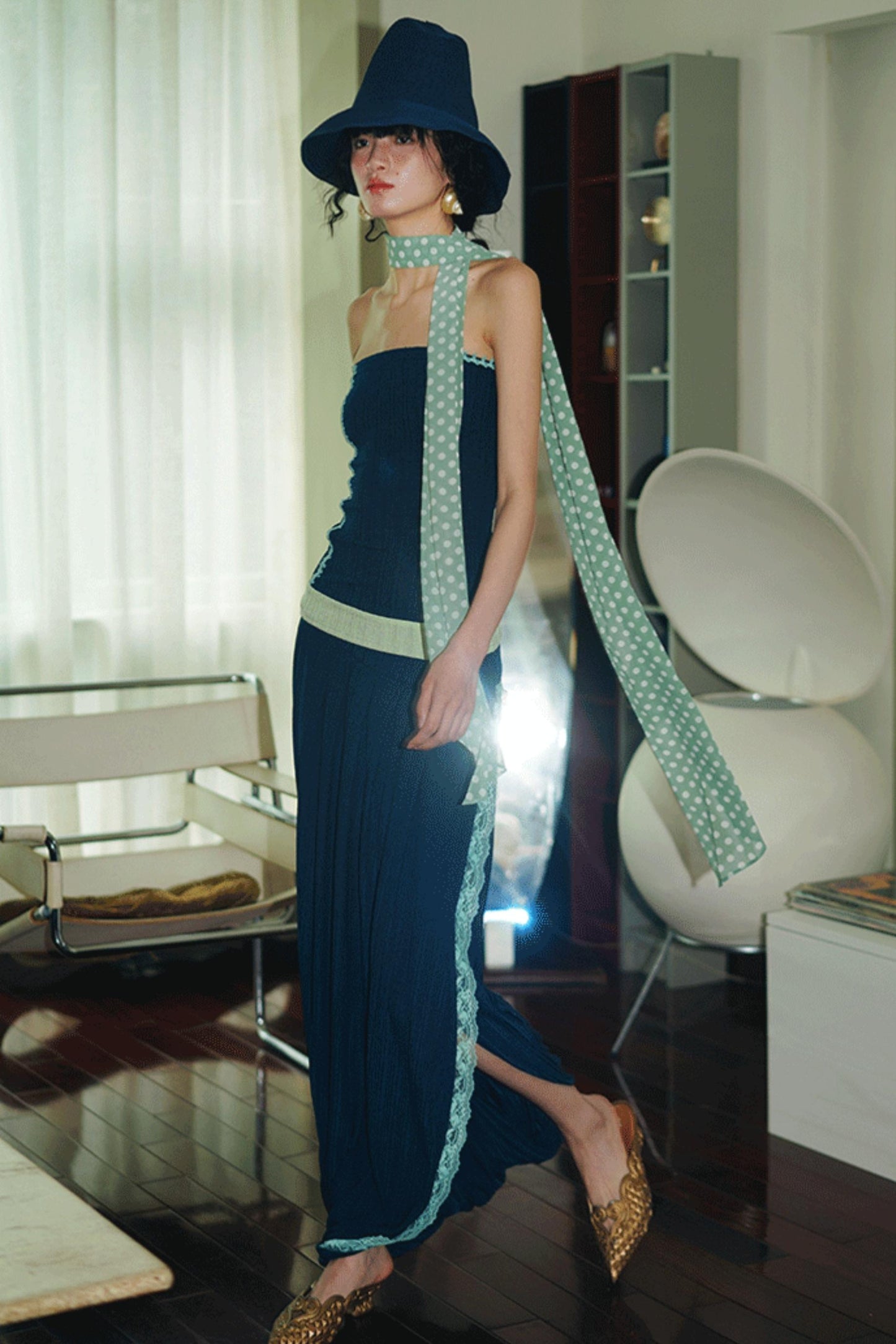 Full Length Silhouette Skirt